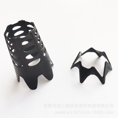 Colorful Golf Simulator Tees – Perfect for Home Setups 10 Pcs - The Smooth Operator (Short) Black - Club Rehab