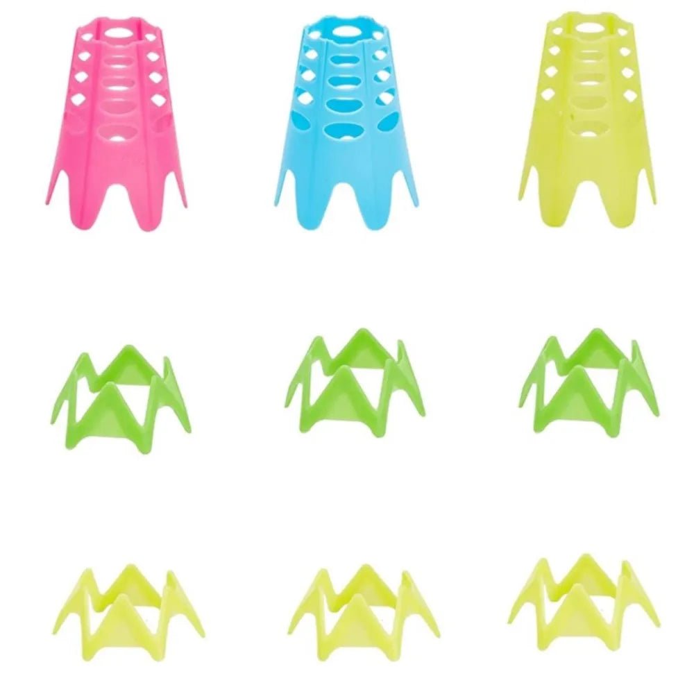 Colorful Golf Simulator Tees – Perfect for Home Setups 10 Pcs - The Smooth Operator (Short) Blue - Club Rehab