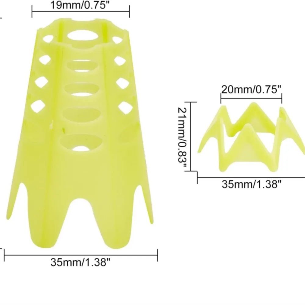 Colorful Golf Simulator Tees – Perfect for Home Setups 10 Pcs - The Smooth Operator (Short) Blue - Club Rehab