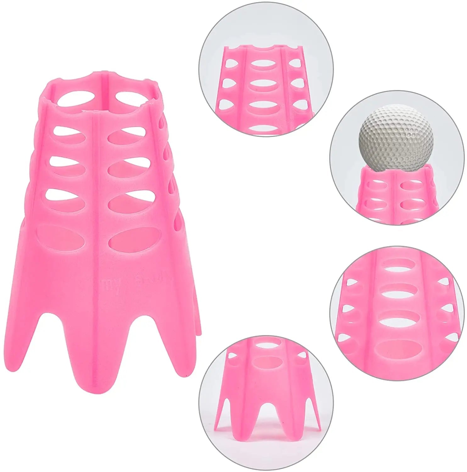 Colorful Golf Simulator Tees – Perfect for Home Setups 10 Pcs - The Smooth Operator (Short) Yellow - Club Rehab