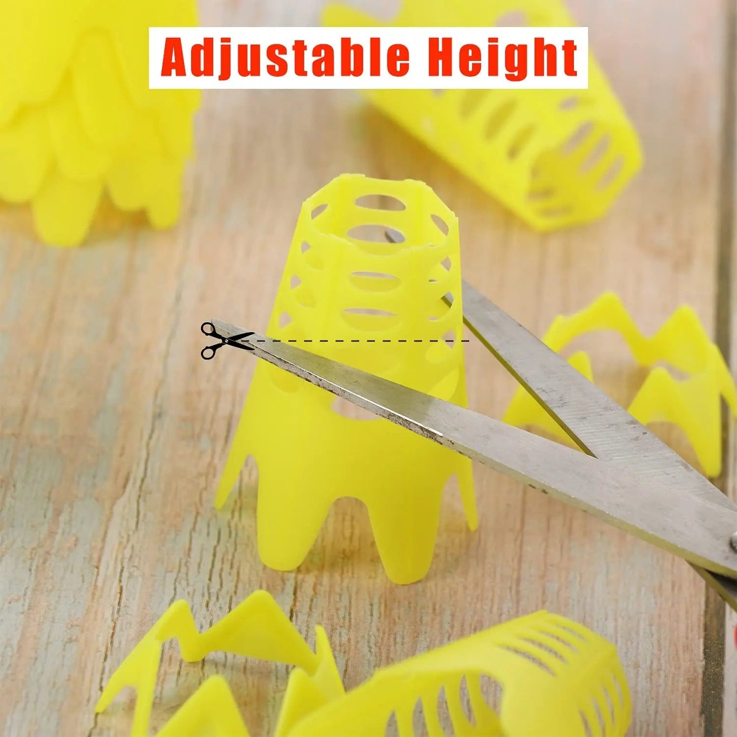 Colorful Golf Simulator Tees – Perfect for Home Setups 10 Pcs - The Smooth Operator (Short) Yellow - Club Rehab