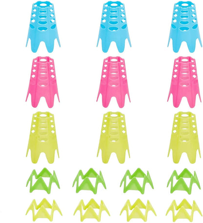 Colorful Golf Simulator Tees – Perfect for Home Setups 10 Pcs - The Smooth Operator (Short) Yellow - Club Rehab