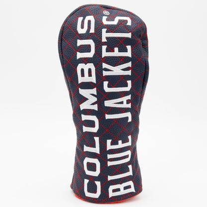 Columbus Blue Jackets solid fairway quilted golf headcover