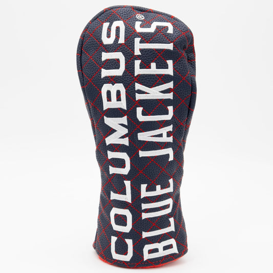 Columbus Blue Jackets solid fairway quilted golf headcover