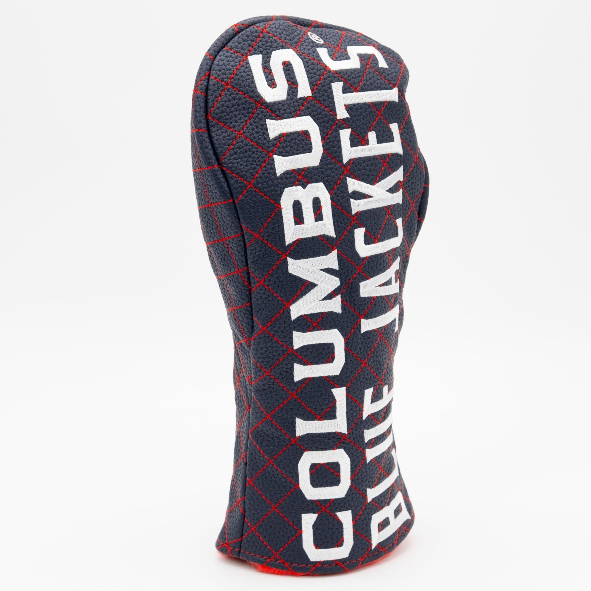 Columbus Blue Jackets solid fairway quilted golf headcover alternate view