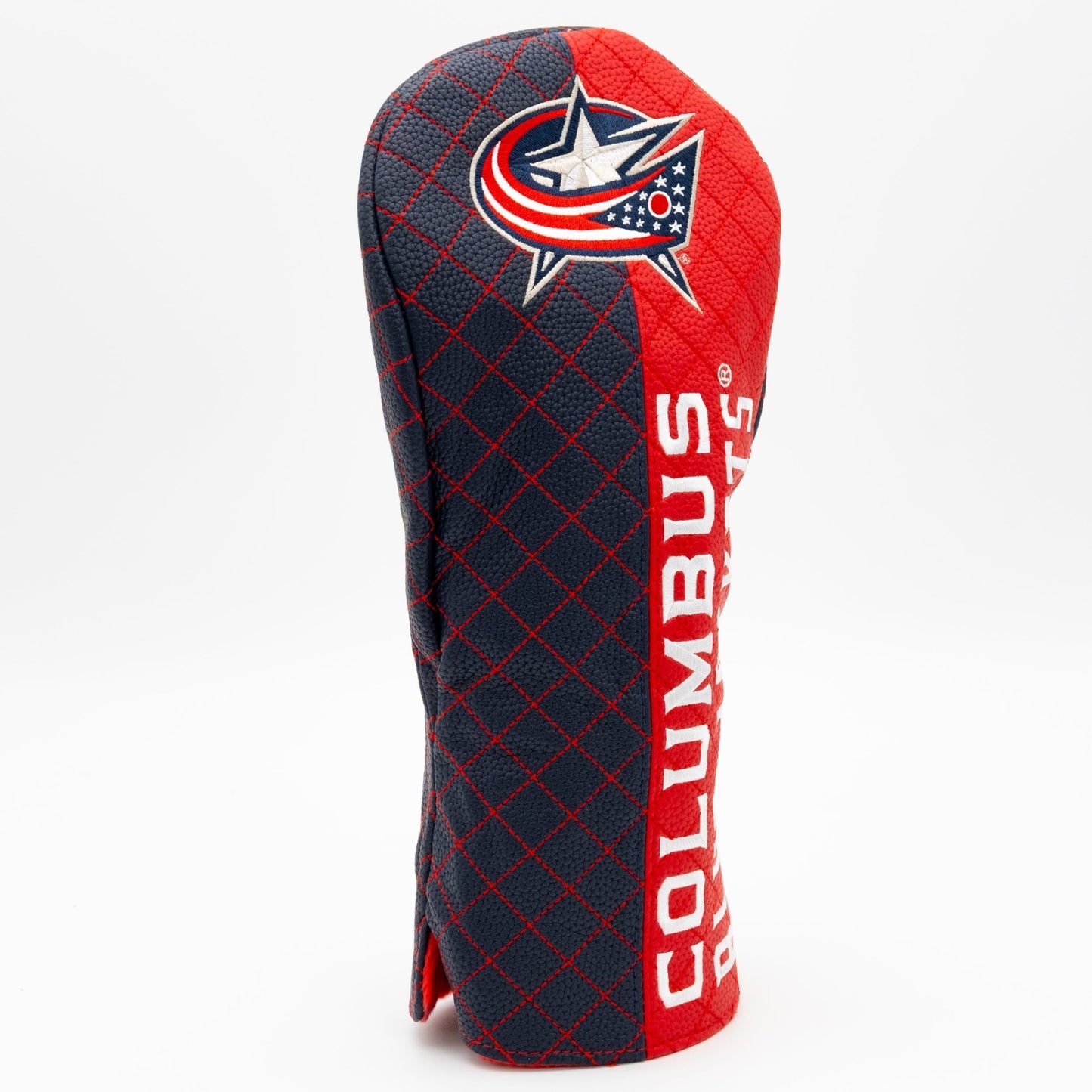 Columbus Blue Jackets split driver quilted golf headcover alternate view