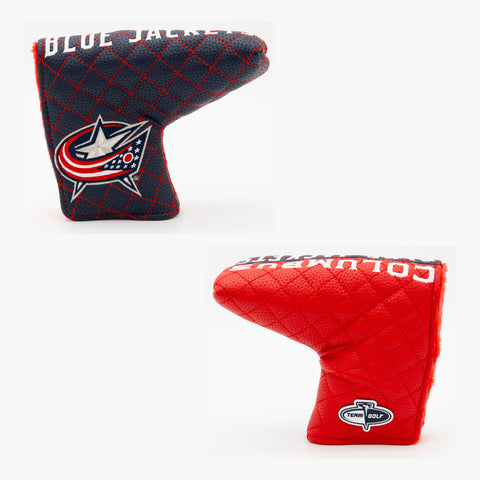 Columbus Blue Jackets Split Quilted Blade Putter Cover