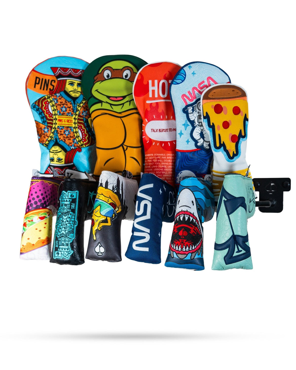 Compact Headcover Rack - Club Rehab