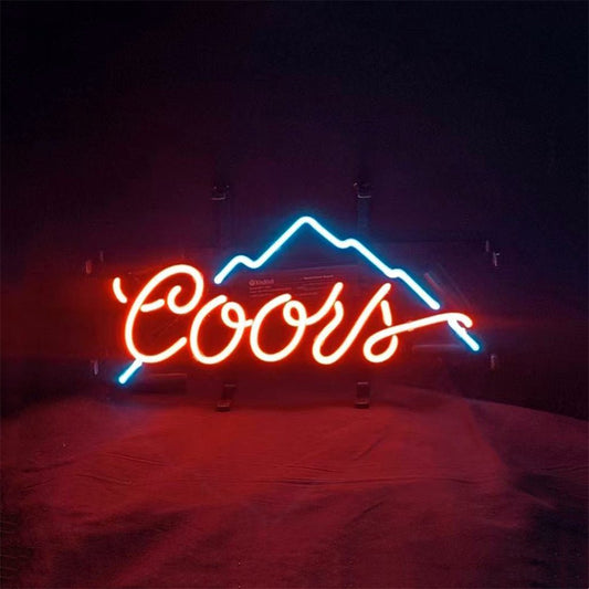 Coors Light Beer Mountain Neon Sign Light - Club Rehab