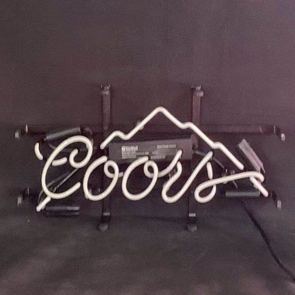 Coors Light Beer Mountain Neon Sign Light - Club Rehab