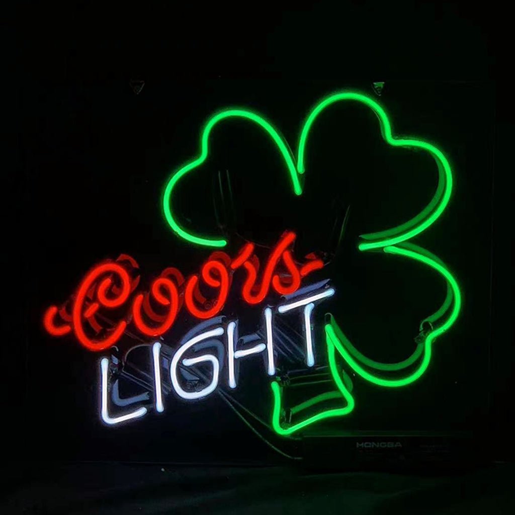 Coors Light Clover Neon Signs Light - Club Rehab