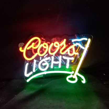 Coors Light Golf Neon Sign Light - Club Rehab