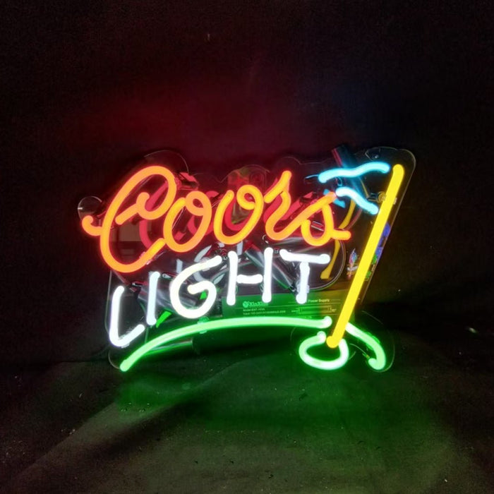 Coors Light Golf Neon Sign Light - Club Rehab