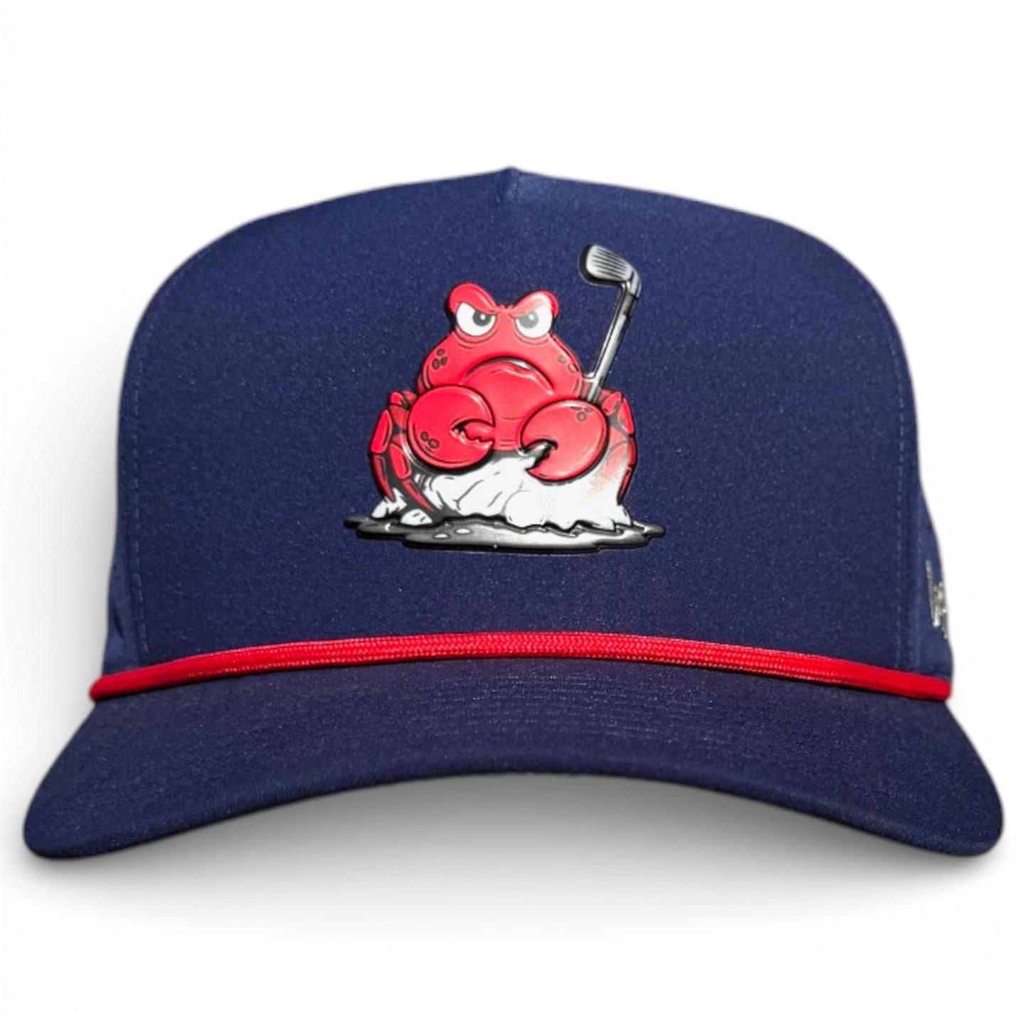Crab Trap Golf Hat | Snapback Cap | Built-in Magnetic Ball Marker Holder + Marker Included | Adjustable | One Size - Club Rehab