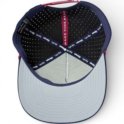 Crab Trap Golf Hat | Snapback Cap | Built-in Magnetic Ball Marker Holder + Marker Included | Adjustable | One Size - Club Rehab