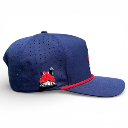 Crab Trap Golf Hat | Snapback Cap | Built-in Magnetic Ball Marker Holder + Marker Included | Adjustable | One Size - Club Rehab