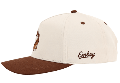 Cream/Brown - Redfish - Club Rehab - Trucker HatCream/Brown - Redfish