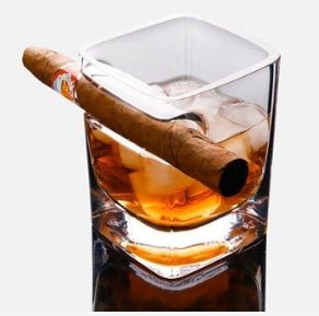 Creative whisky cigar glass - Club Rehab - ACreative whisky cigar glass