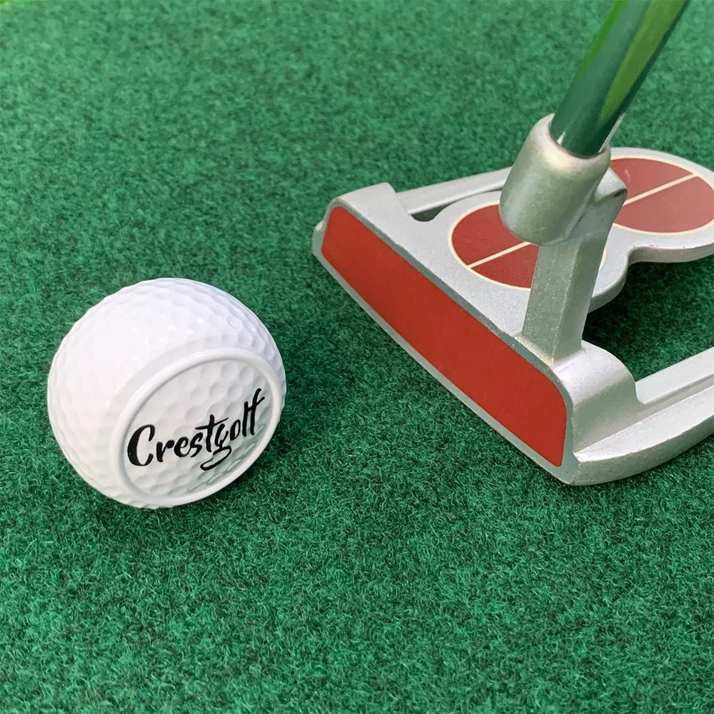 Crestgolf Flat Putting Ball – Precision Practice Trainer - Club Rehab