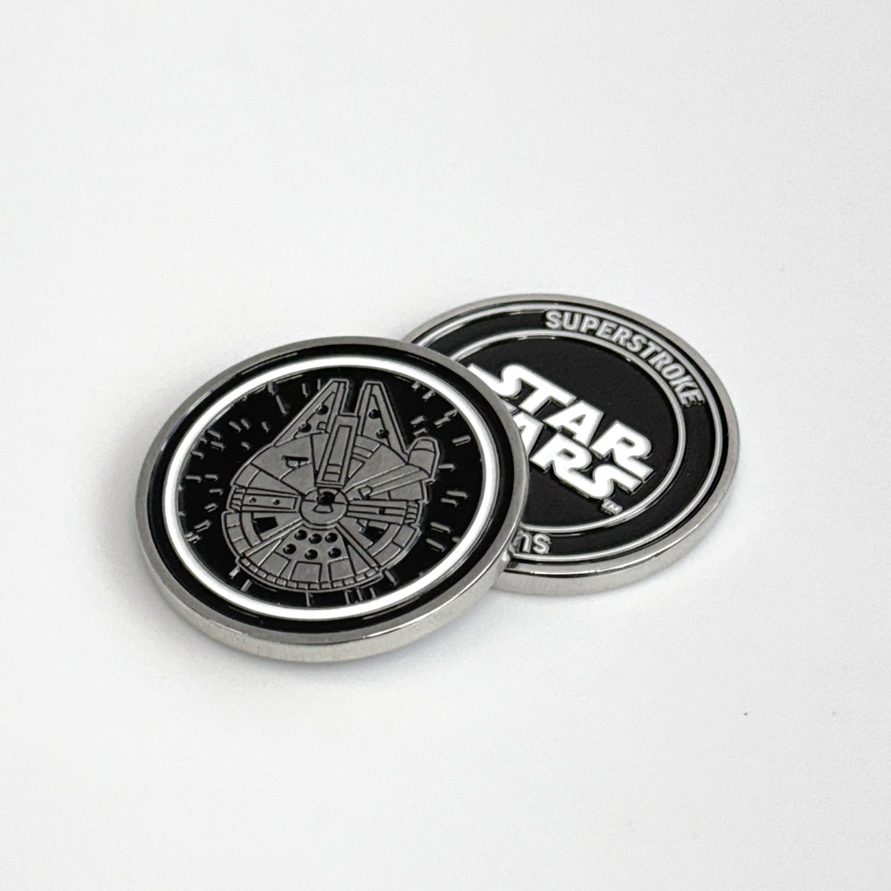 Packaged SuperStroke Chewbacca putter grip with matching ball marker