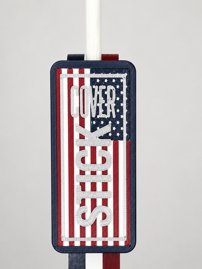 CoverStick Patriot Edition flag-design faceplate