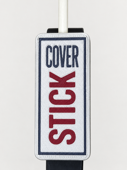 CoverStick Silver faceplate detail