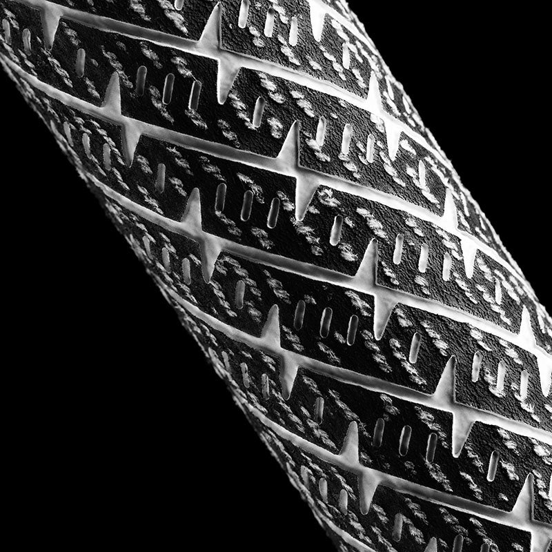 Makroaufnahme des tiefen Z-Musters und der Baumwollkordel am Golf Pride ZGRIP Cord