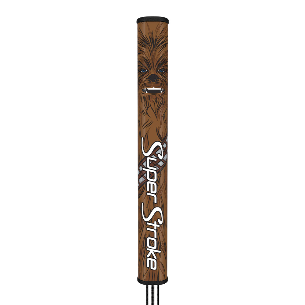 Brown SuperStroke Chewbacca Tour 2.0 putter grip with character artwork