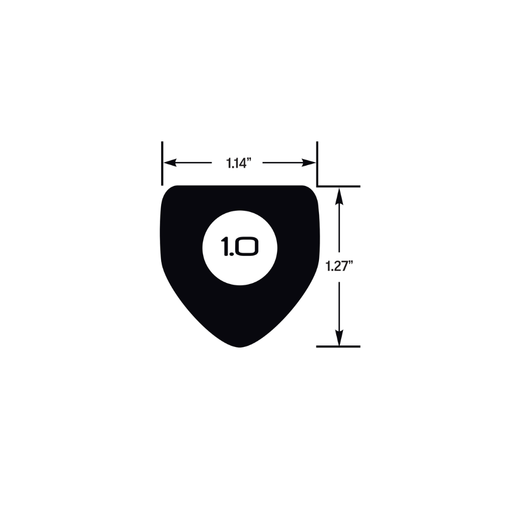 Offizielles Querschnittsdiagramm für den SuperStroke Zenergy Pistol 1.0
