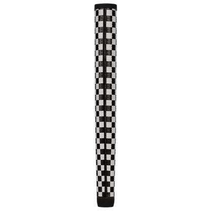 Lizard Skins PG75 Checkerboard putter grip, rear and side detail