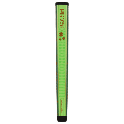 Lizard Skins PG75 Four Leaf putter grip, flat front detail