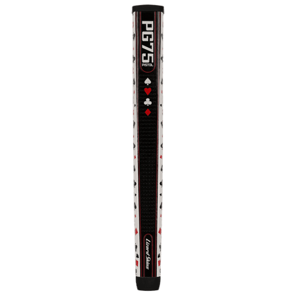 Lizard Skins PG75 Hold'em Black putter grip, flat front detail
