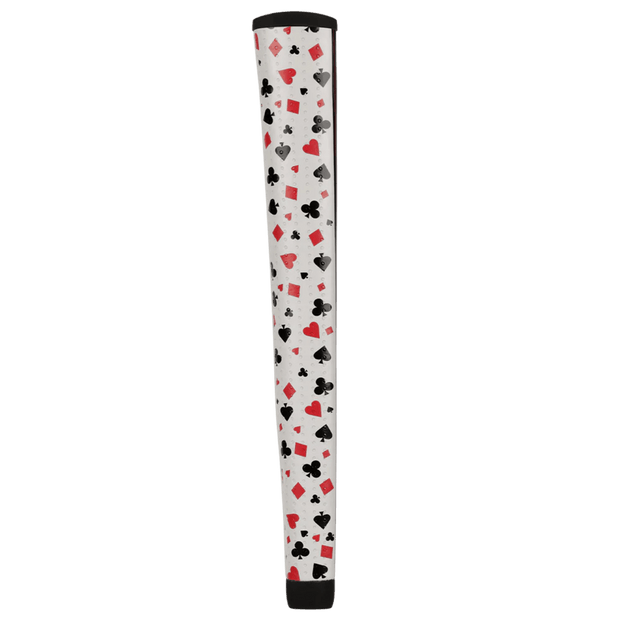 Lizard Skins PG75 Hold'em Black putter grip, rear and side detail