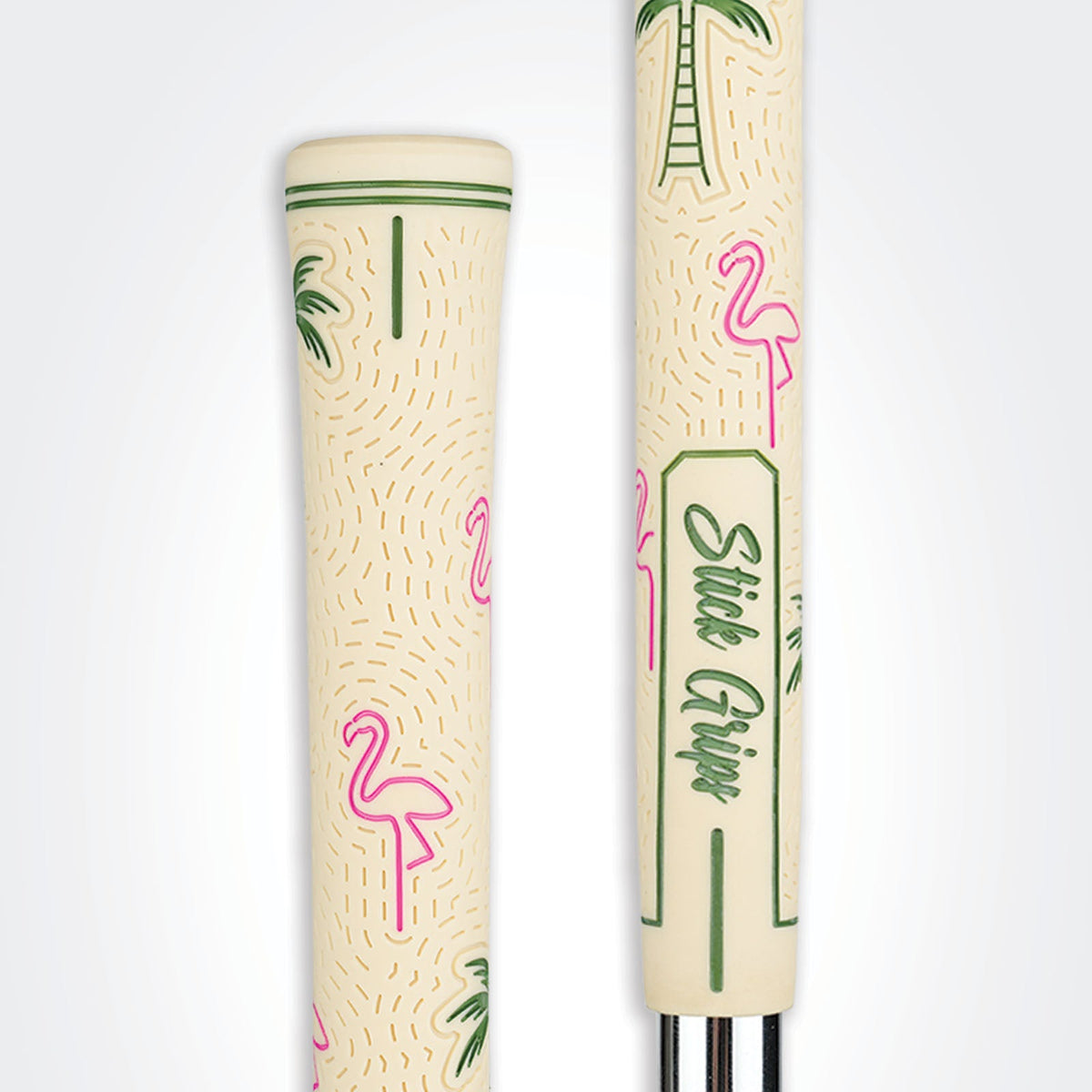 Stick Grips Palm Swings Ivory design detail