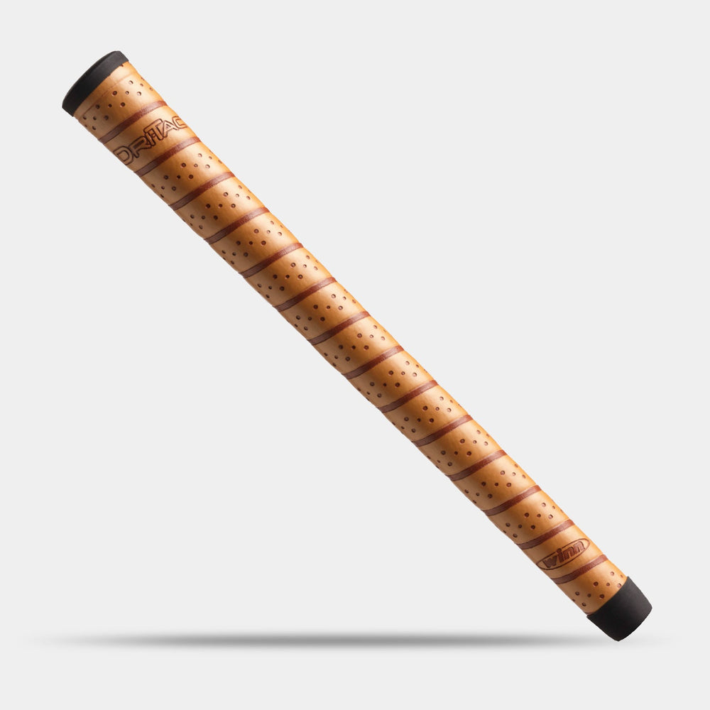 Winn Dri-Tac Wrap Standard in Kupfer mit spiralförmigen Konturen und kleinen Oberflächenvertiefungen