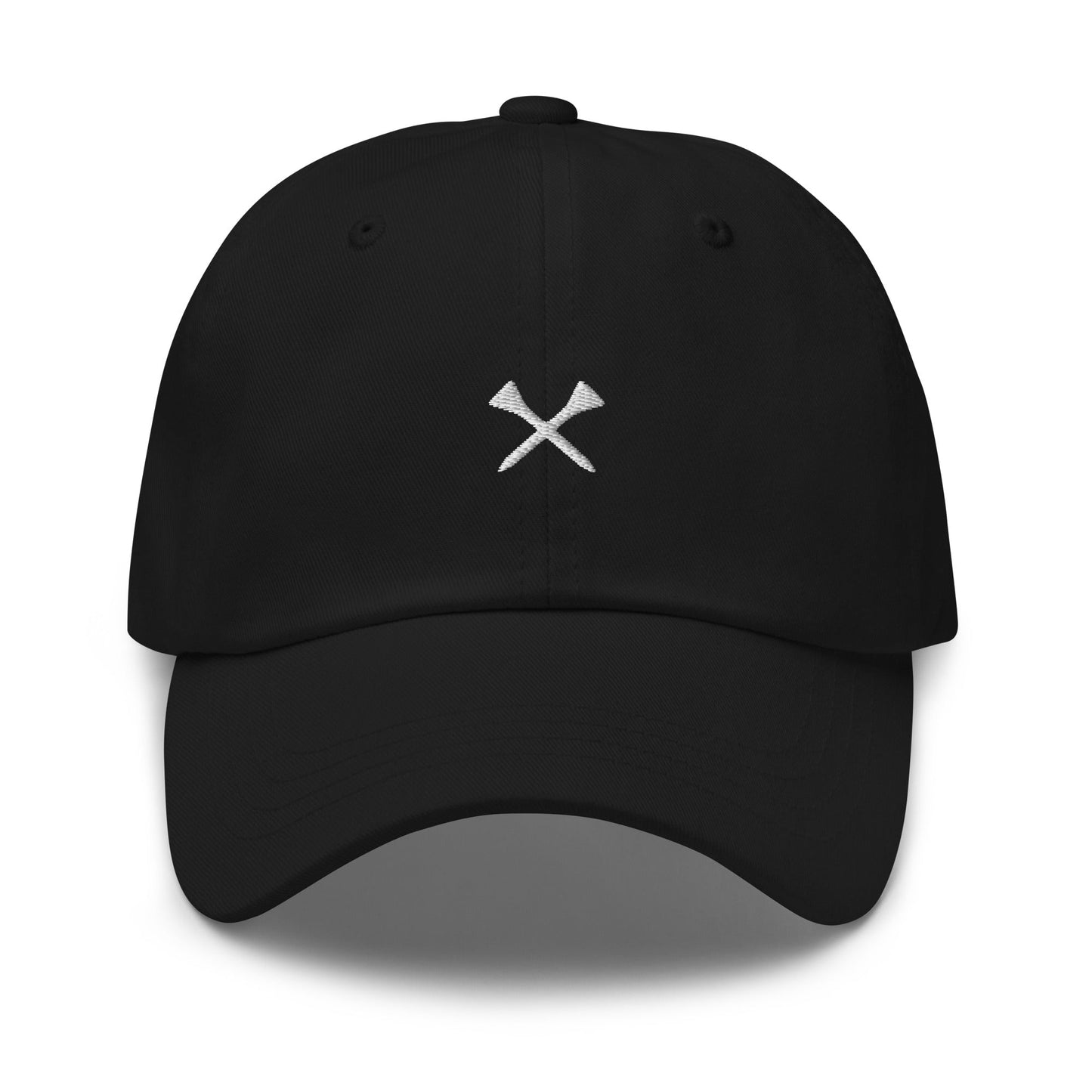 Crossed Tees Embroidered Golf Hat – Minimalist Women’s Golf Cap | Mulligans & Mimosas - Black - Club Rehab