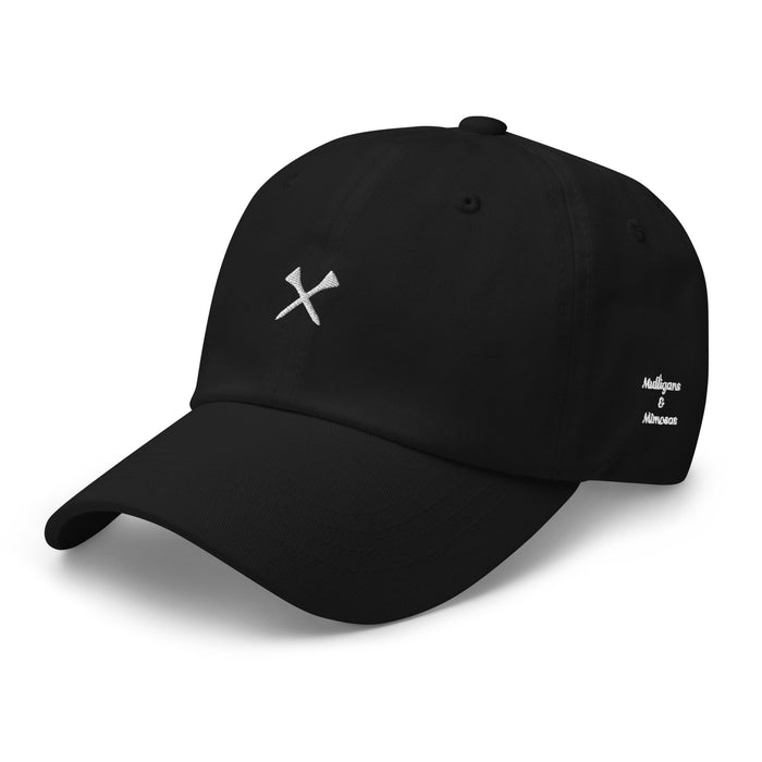 Crossed Tees Embroidered Golf Hat – Minimalist Women’s Golf Cap | Mulligans & Mimosas - Black - Club Rehab