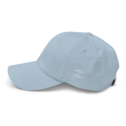 Crossed Tees Embroidered Golf Hat – Minimalist Women’s Golf Cap | Mulligans & Mimosas - Light Blue - Club Rehab