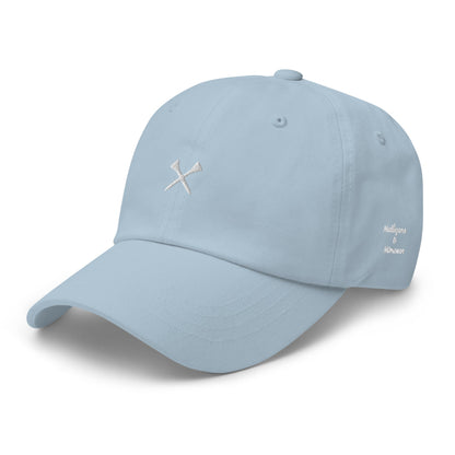 Crossed Tees Embroidered Golf Hat – Minimalist Women’s Golf Cap | Mulligans & Mimosas - Light Blue - Club Rehab