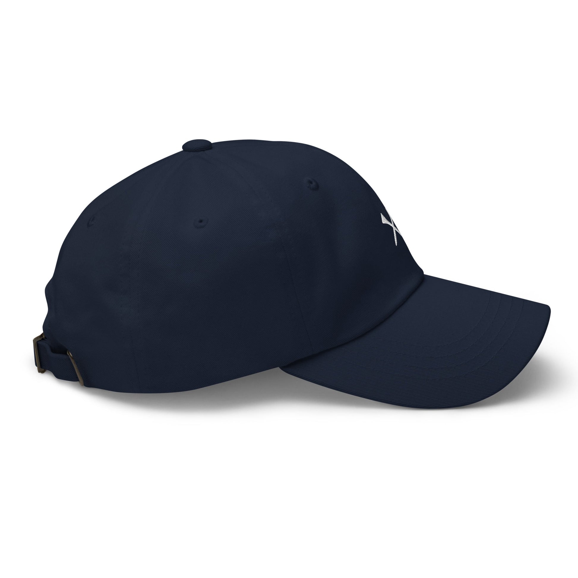 Crossed Tees Embroidered Golf Hat – Minimalist Women’s Golf Cap | Mulligans & Mimosas - Navy - Club Rehab