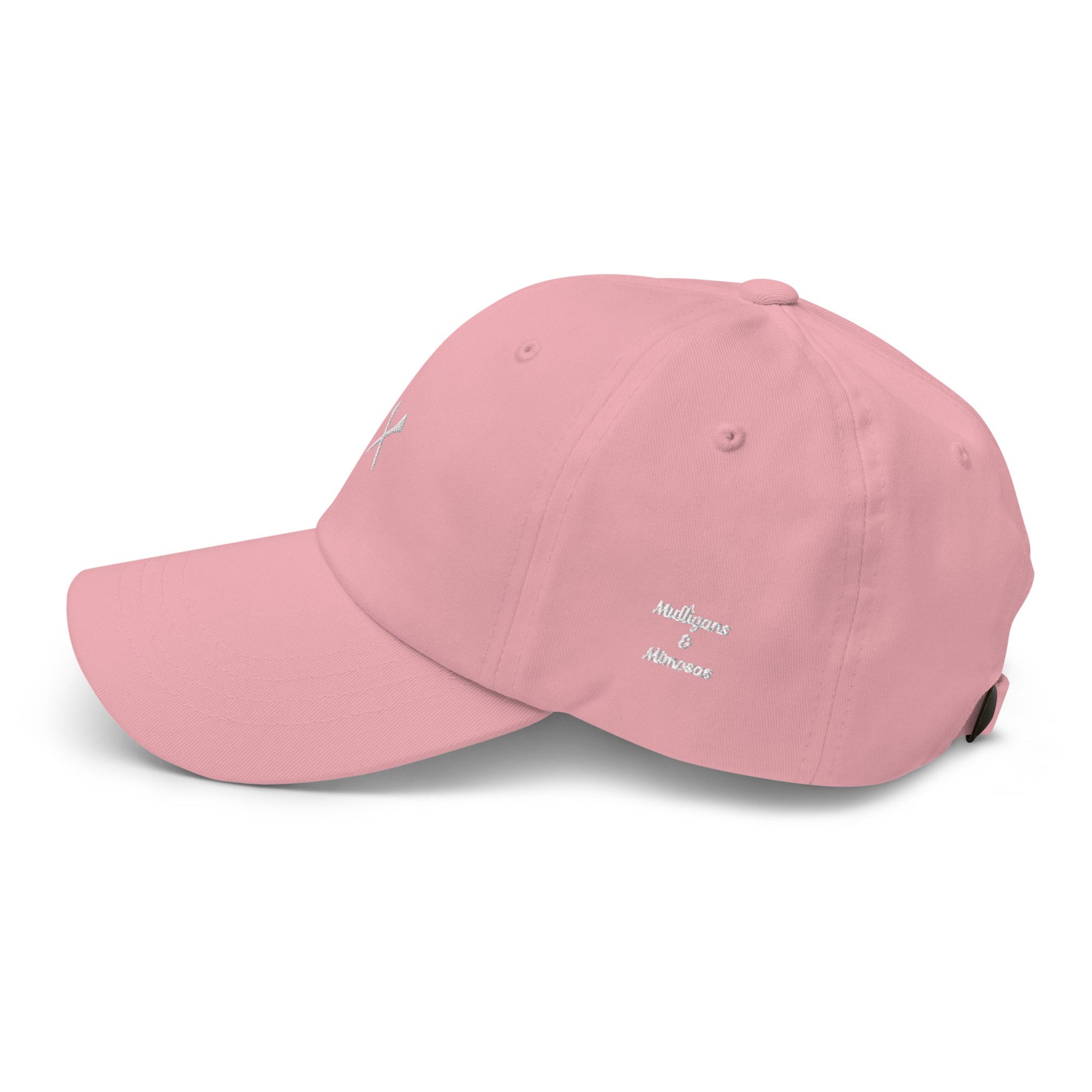 Crossed Tees Embroidered Golf Hat – Minimalist Women’s Golf Cap | Mulligans & Mimosas - Pink - Club Rehab