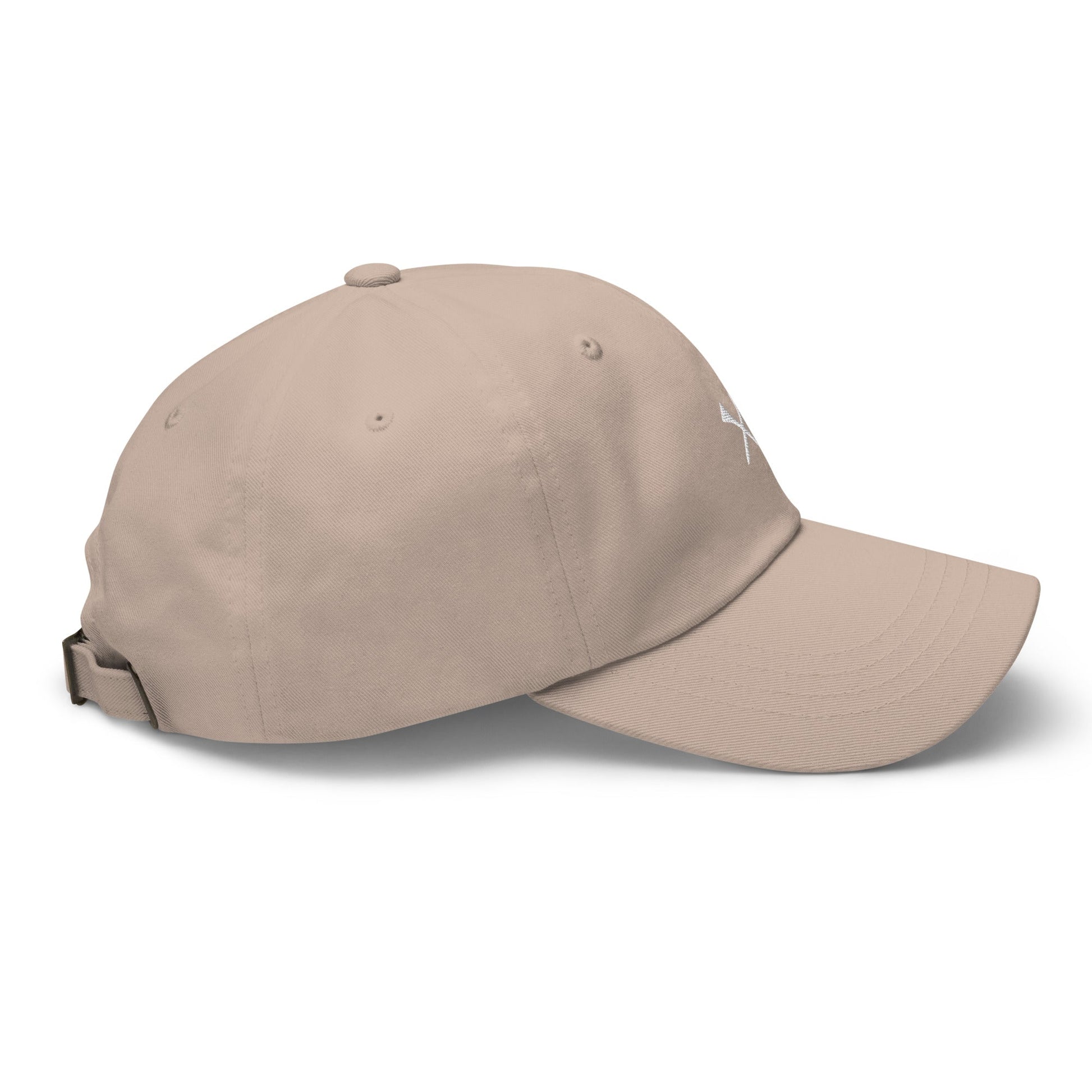 Crossed Tees Embroidered Golf Hat – Minimalist Women’s Golf Cap | Mulligans & Mimosas - Stone - Club Rehab