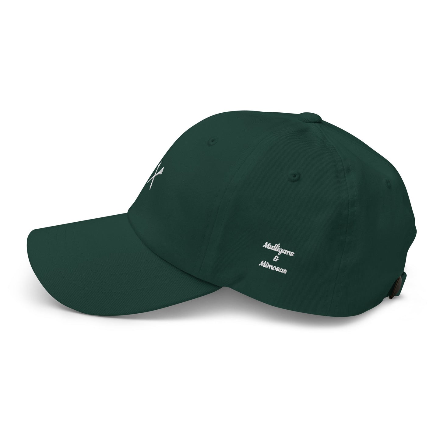 Crossed Tees Embroidered Golf Hat – Minimalist Women’s Golf Cap | Mulligans & Mimosas - Spruce - Club Rehab