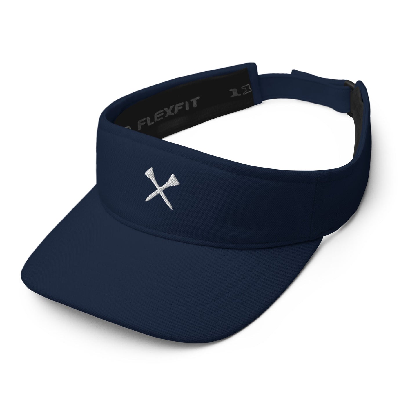 Crossed Tees Embroidered Golf Visor – Women’s Minimalist Golf Accessory | Mulligans & Mimosas - Navy - Club Rehab
