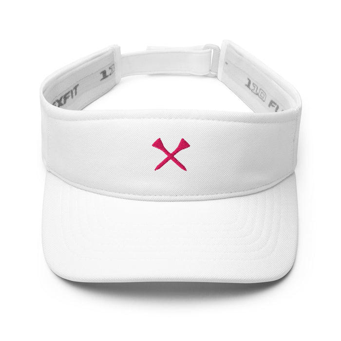 Crossed Tees Embroidered Golf Visor – Women’s Minimalist Golf Accessory | Mulligans & Mimosas - Club Rehab
