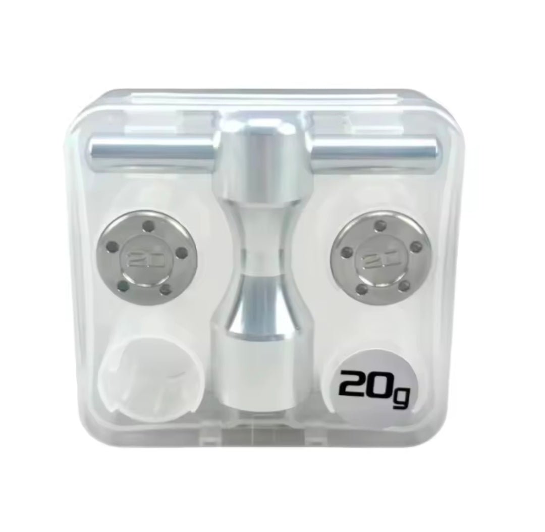 Custom Putter Weights Set – Compatible with Titleist Scotty Cameron - Silver - 20g set with Wrench - Club Rehab