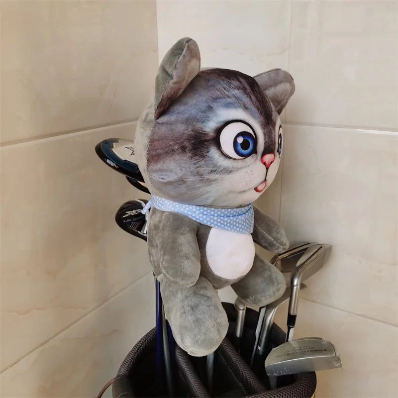 Cute Cat Golf Club Headcover - Club Rehab - HeadcoverCute Cat Golf Club Headcover