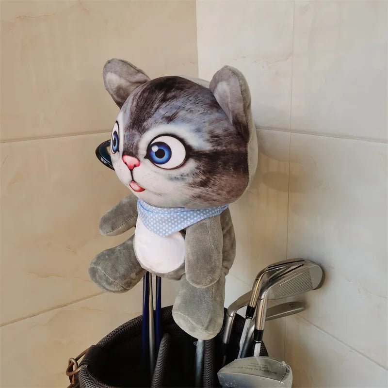 Cute Cat Golf Club Headcover - Club Rehab - HeadcoverCute Cat Golf Club Headcover