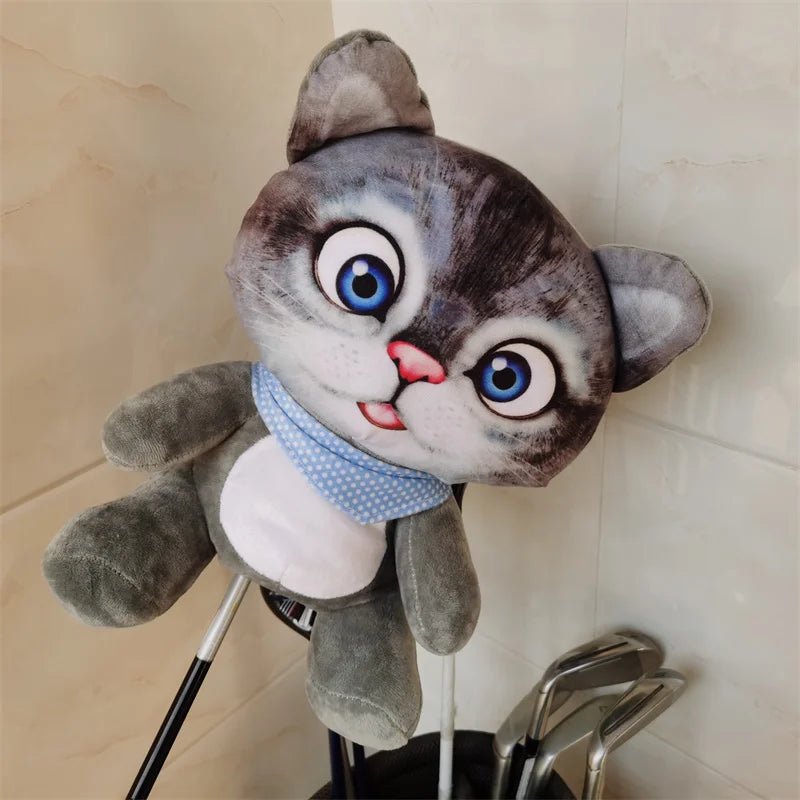 Cute Cat Golf Club Headcover - Club Rehab - HeadcoverCute Cat Golf Club Headcover