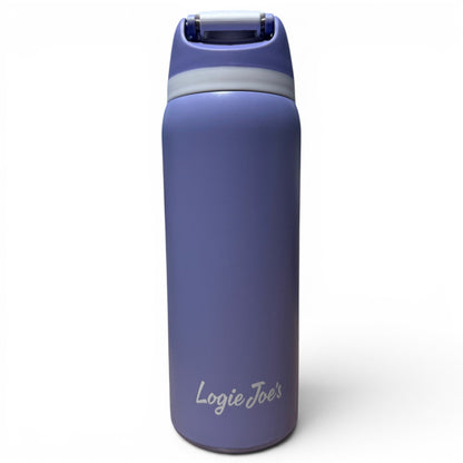 Cute Unicorn Hydration Bottle | 32oz Insulated Stainless Steel | Flip Straw Lid w/ Handle - Club Rehab